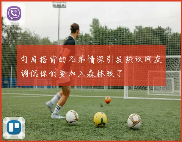 勾肩搭背的兄弟情深引发热议网友调侃你们要加入森林狼了